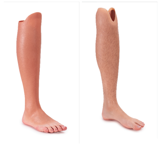 Premium Ready-to-Wear Protective Skin Cover for Below-Knee Prostheses